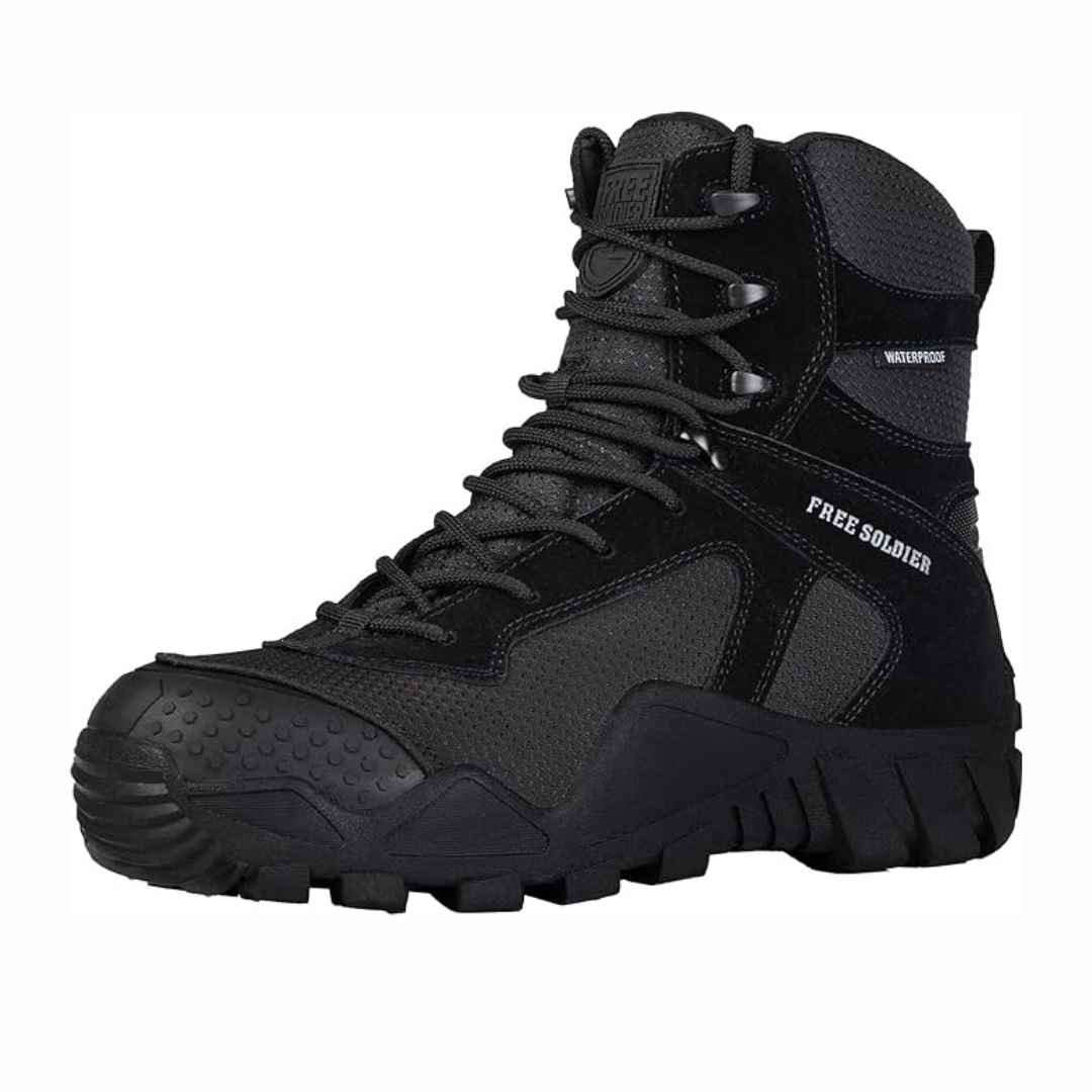 Black Tactical Airsoft Boots Waterproof